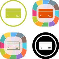 Unique Credit Card Icon Design vector