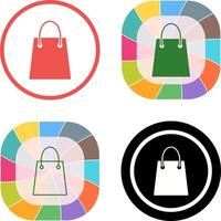 Unique Shopping Bag Icon Design vector