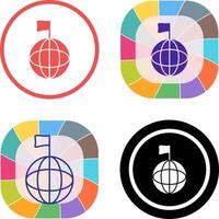Unique Global Signals Icon Design vector