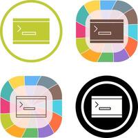 Unique Console Icon Design vector