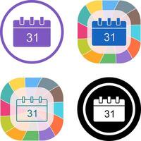 Unique Calendar Icon Design vector