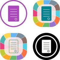 Unique Reports Icon Design vector