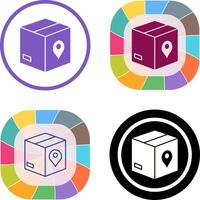 Unique Tracking Services Icon Design vector