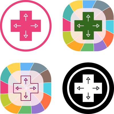 Unique Direction Keys Icon Design
