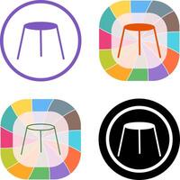 Unique Stool Icon Design vector