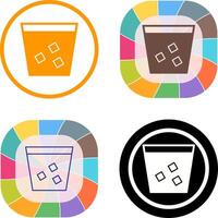 Unique Double Shot Icon Design vector