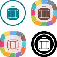 Cable Car Icon Design vector