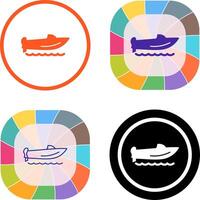 Speed Boat Icon Design vector