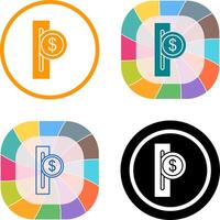 Slot for Coins Icon Design vector