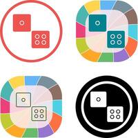 Dice Icon Design vector