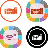 Unique Shopping Mall Icon Design vector