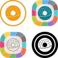 Doughnut Icon Design vector