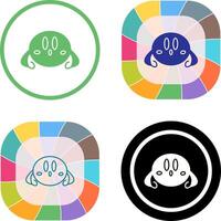 Unique Game Character Icon Design vector