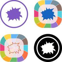 Unique Explosion Icon Design vector