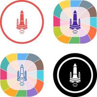 Space Shuttle Icon Design vector