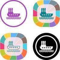 Steamboat Icon Design vector