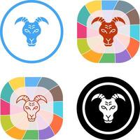 Goat Icon Design vector