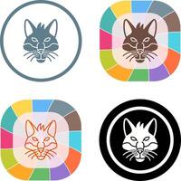 Fox Icon Design vector