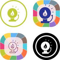 Unique Fire Alert Icon Design vector