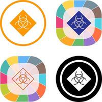 Biological Hazard Icon Design vector