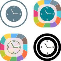 diseño de icono de tiempo vector