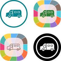 Van Icon Design vector