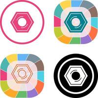 Nut Icon Design vector
