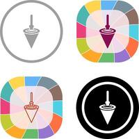 Plumb Bob Icon Design vector