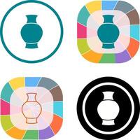 Antique Jar Icon Design vector