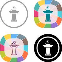 Elected Candidate Icon Design vector