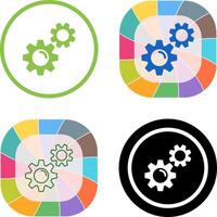 Gears Icon Design vector