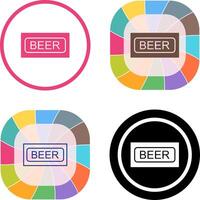 Beer Sign Icon Design vector