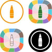 Beer Bottle Icon Design vector