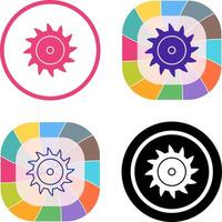 Saw Blade Icon Design vector