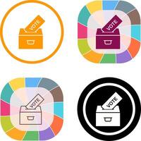 Casting Vote Icon Design vector