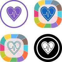 cardiograma icono diseño vector