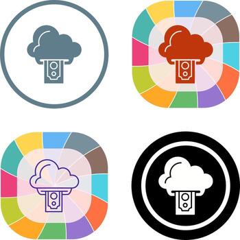 Cloud Computing Icon Design vector