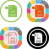 JPG Icon Design vector