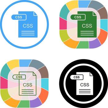 CSS Icon Design vector