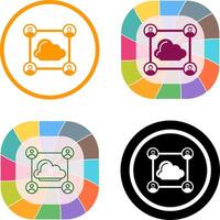 Network Icon Design vector