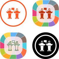 Debate Icon Design vector