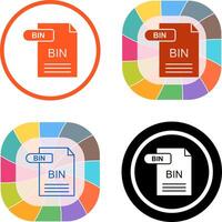 BIN Icon Design vector