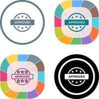 Approved Icon Design vector