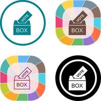 Giing Vote Icon Design vector