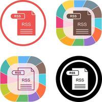 RSS Icon Design vector