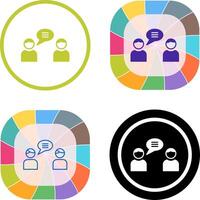 Chatting Icon Design vector