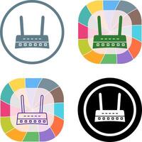 Router Icon Design vector