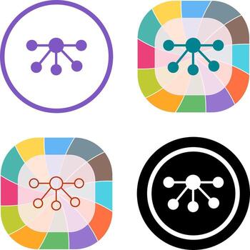 Nodes Icon Design vector