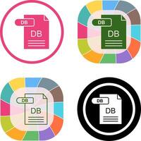 DB Icon Design vector