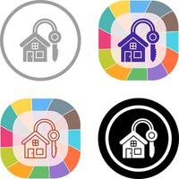 House Key Icon Design vector